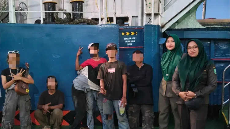 Satpol PP Bengkalis Tertibkan Gepeng